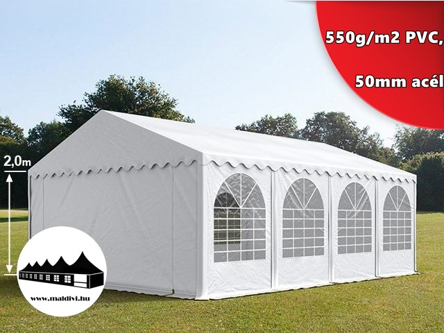 5x8m Professional rendezvénysátor 550g/m2 PVC